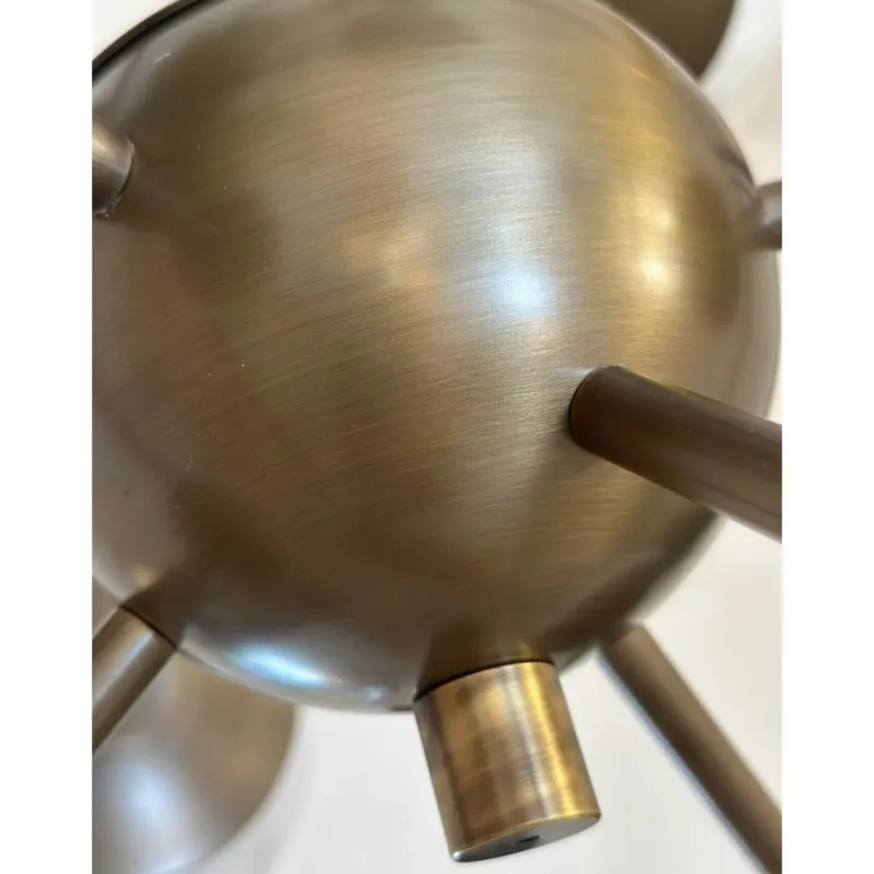 Pamono Italian Burnished Sputnik Chandelier in Murano Glass by Simoeng> Ceiling Lights