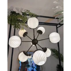 Pamono Italian Burnished Sputnik Chandelier in Murano Glass by Simoeng><noscript><img width=
