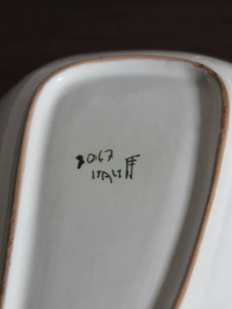 Clearance Pamono Italian Ceramic Centerpiece Bowl from Fratelli Fanciullacci, 1950s