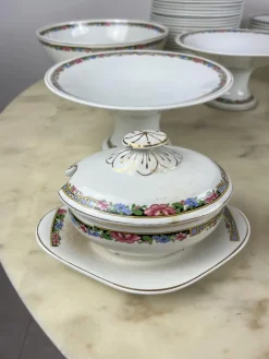 Discount Pamono Italian Ceramic Dishes, 1890s, Set of 70