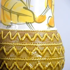Pamono Italian Ceramic Jug and Bowl Set from Fratelli Fanciullacci, 1960s, Set of 2><noscript><img width=