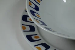 Hot Pamono Italian Ceramic Plates by Antonia Campi for Laveno, 1960s, Set of 26