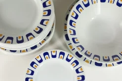 Hot Pamono Italian Ceramic Plates by Antonia Campi for Laveno, 1960s, Set of 26