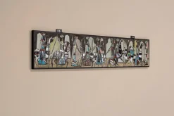 New Pamono Italian Ceramic Wall Panel by Marcello Fantoni, 1960s