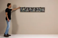 New Pamono Italian Ceramic Wall Panel by Marcello Fantoni, 1960s