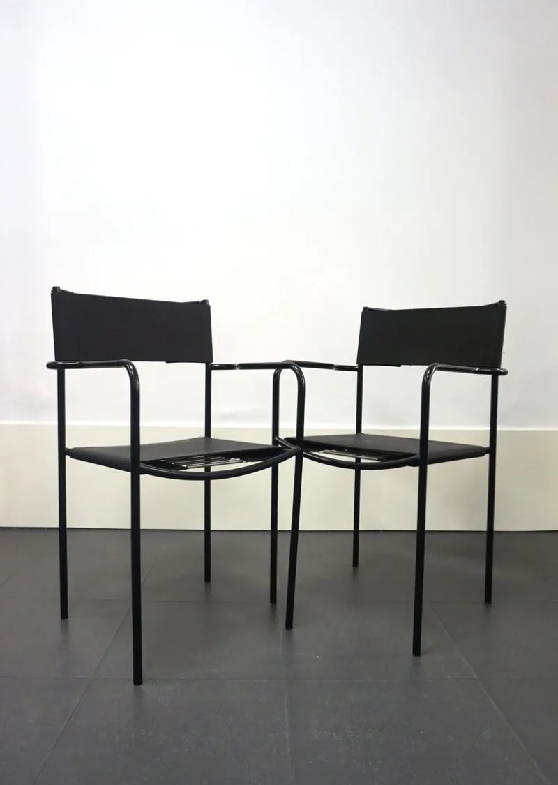 Pamono Italian Chairs by Giandomenico Belotti for Alias, 1980s, Set of 2> Side Chairs & Dining Chairs