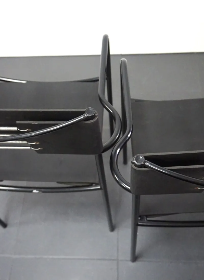 Pamono Italian Chairs by Giandomenico Belotti for Alias, 1980s, Set of 2> Side Chairs & Dining Chairs