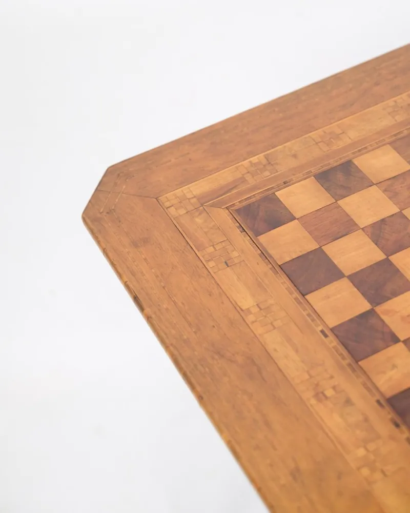 Pamono Italian Chessboard in Fruitwood, 1860s> Game Tables