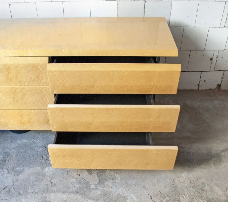 Pamono Italian Chest of Drawers by Giovanni Offredi for Saporiti, 1970s