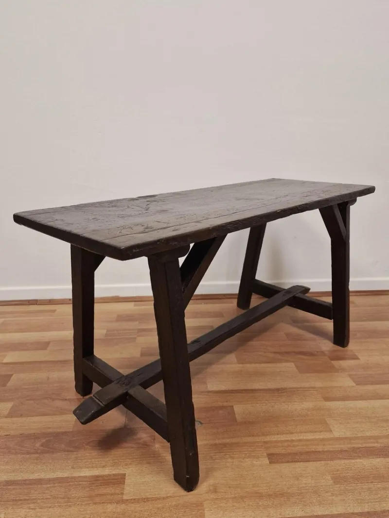 Discount Pamono Italian Chestnut Table, 19th Century