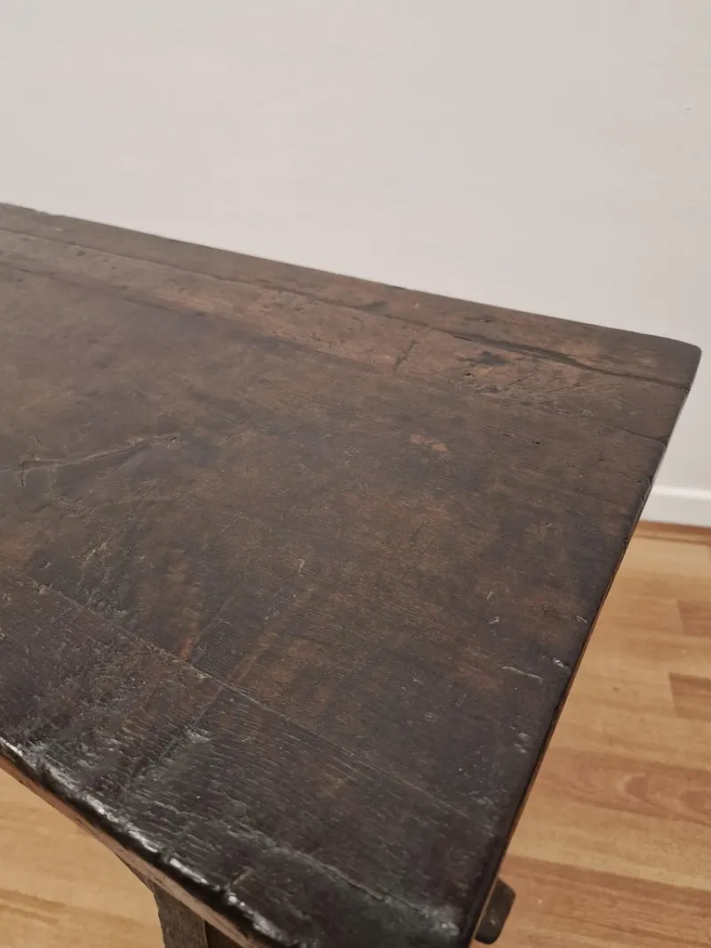Discount Pamono Italian Chestnut Table, 19th Century