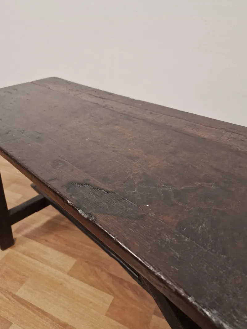 Discount Pamono Italian Chestnut Table, 19th Century