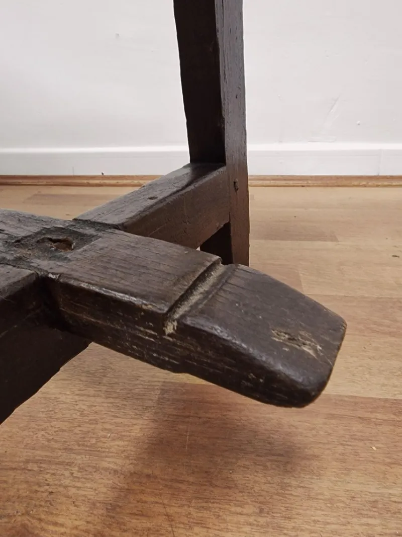 Discount Pamono Italian Chestnut Table, 19th Century