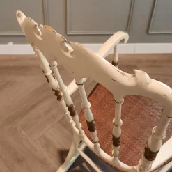 Pamono Italian Chiavarina Rocking Chair, 1950s><noscript><img width=
