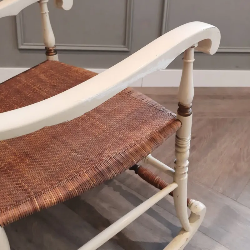 Pamono Italian Chiavarina Rocking Chair, 1950s> Rocking Chairs