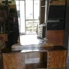 New Pamono Italian Chippendale Walnut Burl & Veneer Dressing Table, 1940s
