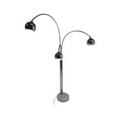Pamono Italian Chromed Floor Lamp by Reggiani, 1970s> Floor Lamps