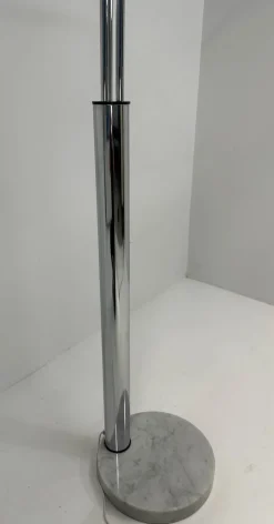 Pamono Italian Chromed Floor Lamp by Reggiani, 1970s><noscript><img width=