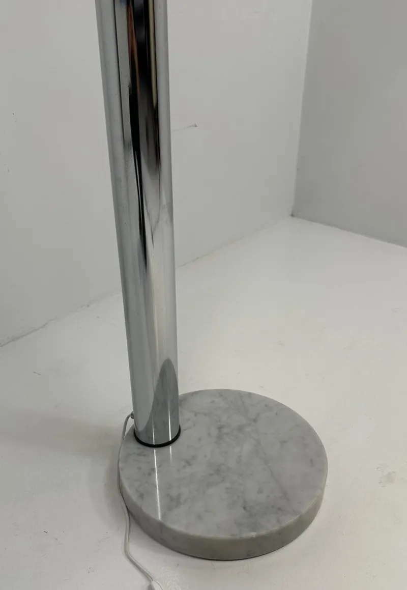 Pamono Italian Chromed Floor Lamp by Reggiani, 1970s> Floor Lamps