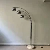 Pamono Italian Chromed Steel Floor Lamp with Three Arms attributed to Goffredo Reggiani, 1970s> Floor Lamps