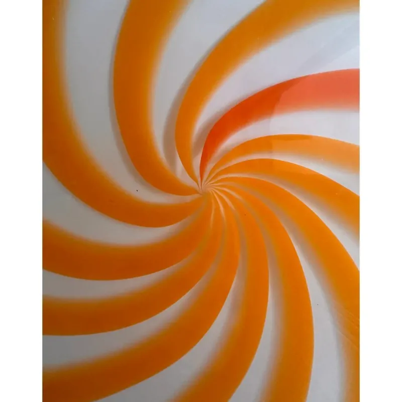 Pamono Italian Clear Amber Swirls Wall Sconce in Murano Glass by Simoeng> Wall Lights & Sconces|Wall Lights & Sconces