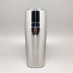 Pamono Italian Cocktail Shaker with Ice Bucket from Mepra, 1970s, Set of 3><noscript><img width=