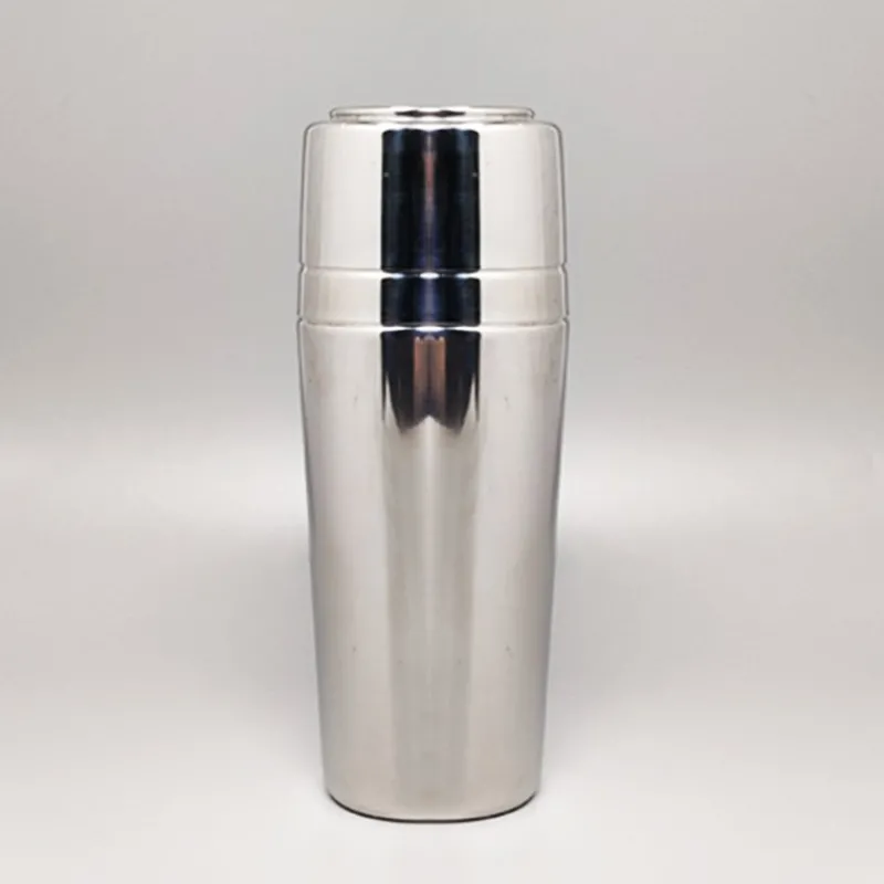 Pamono Italian Cocktail Shaker with Ice Bucket from Mepra, 1970s, Set of 3> Ice Buckets & Wine Coolers