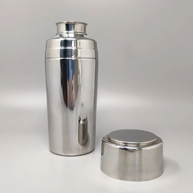 Pamono Italian Cocktail Shaker with Ice Bucket from Mepra, 1970s, Set of 3> Ice Buckets & Wine Coolers