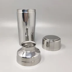 Pamono Italian Cocktail Shaker with Ice Bucket from Mepra, 1970s, Set of 3><noscript><img width=