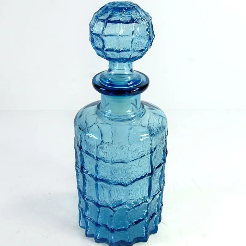 Pamono Italian Colored Glass Caraffe from Empoli, 1970s.> Bottles, Carafes & Jugs