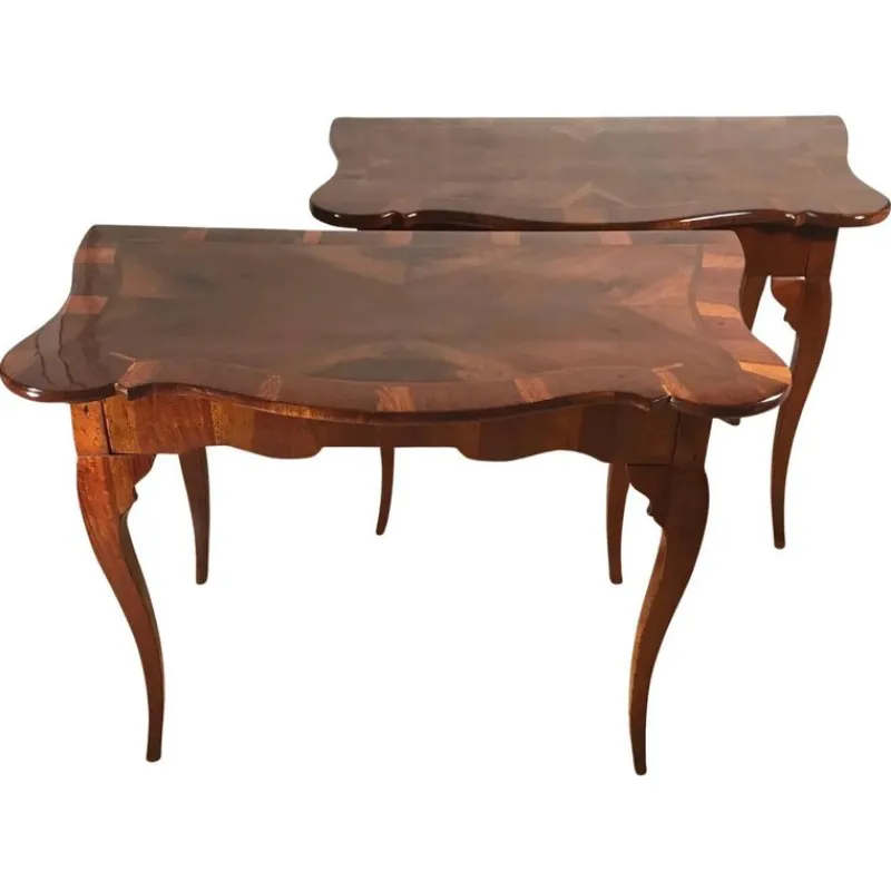 Pamono Italian Console Tables, 1760s, Set of 2> Console Tables