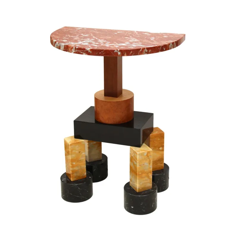 Hot Pamono Italian Contemporary Modern Demilune Console by Ettore Sottsass