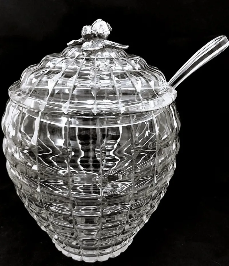 Pamono Italian Crystal Punch Bowl with Lid and Ladle, 1965, Set of 2> Ice Buckets & Wine Coolers