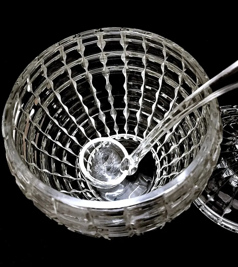 Pamono Italian Crystal Punch Bowl with Lid and Ladle, 1965, Set of 2> Ice Buckets & Wine Coolers