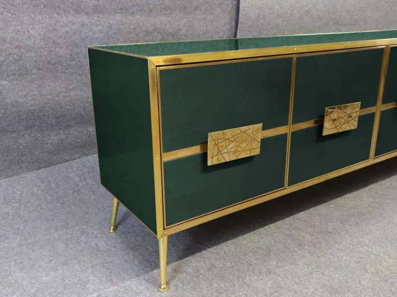 Pamono Italian Dark Green Sideboard by Justfurnituress Designer> Storage