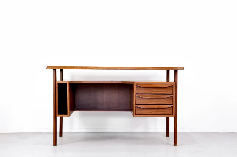 Pamono Italian Desk in Teak, 1960s> Desks