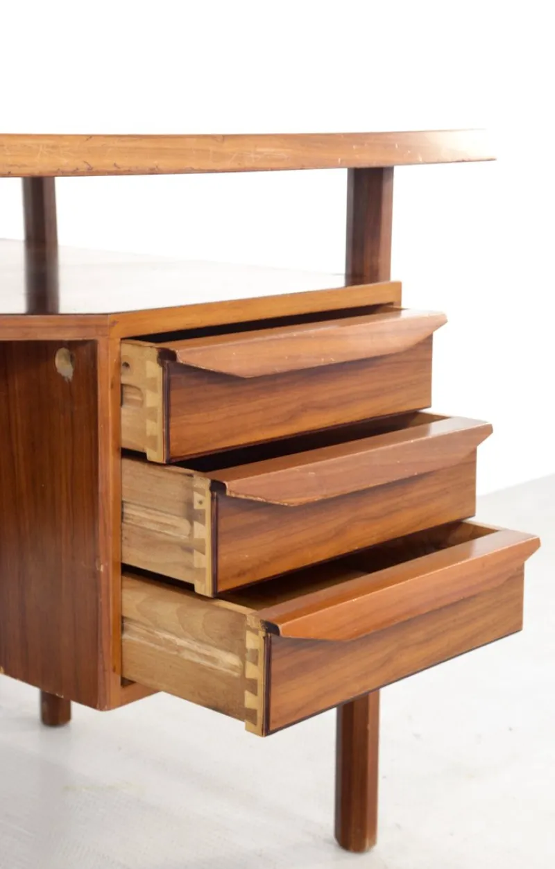 Pamono Italian Desk in Teak, 1960s> Desks