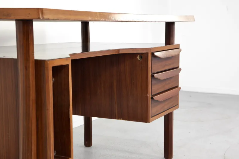 Pamono Italian Desk in Teak, 1960s> Desks