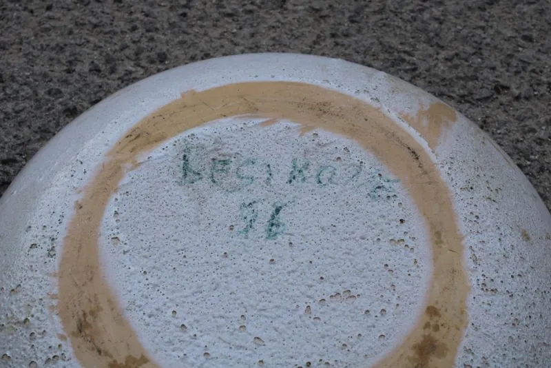 Pamono Italian Dish by Giovanni De Simone Pescatori, 1970> Serving Dishes