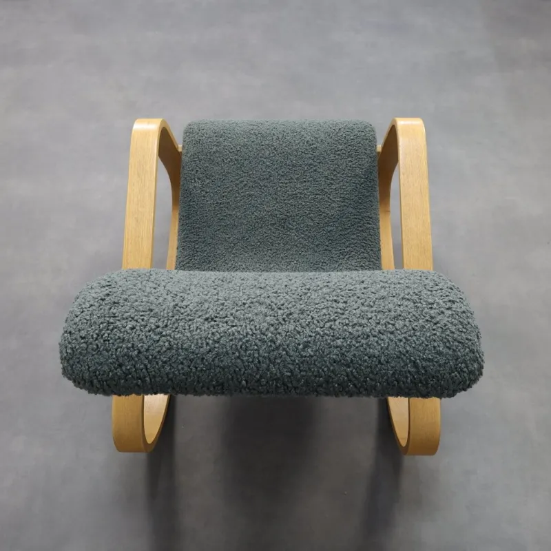 Hot Pamono Italian Dondolo Rocking Chair by Luigi Crassevig, 1970s