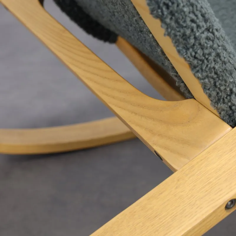 Hot Pamono Italian Dondolo Rocking Chair by Luigi Crassevig, 1970s