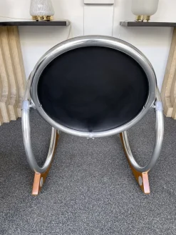 Pamono Italian Dondolo Rocking Chair by Verner Panton for Ycami, 1990s> Rocking Chairs