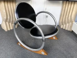 Pamono Italian Dondolo Rocking Chair by Verner Panton for Ycami, 1990s><noscript><img width=