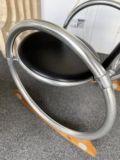 Pamono Italian Dondolo Rocking Chair by Verner Panton for Ycami, 1990s><noscript><img width=