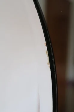 Pamono Italian Double Glass Wall Mirror with Brass Frame, 1970s><noscript><img width=