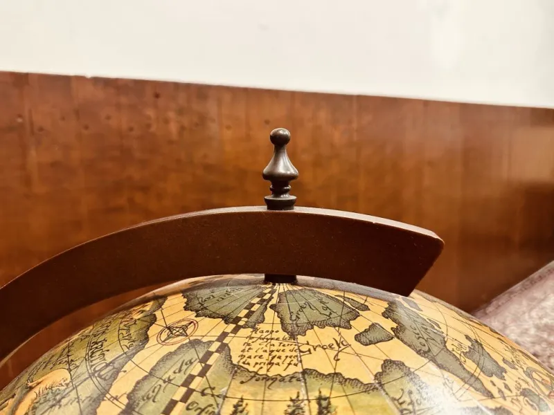 Pamono Italian Drink Globe in Wood> Serving Bar Carts & Trolleys