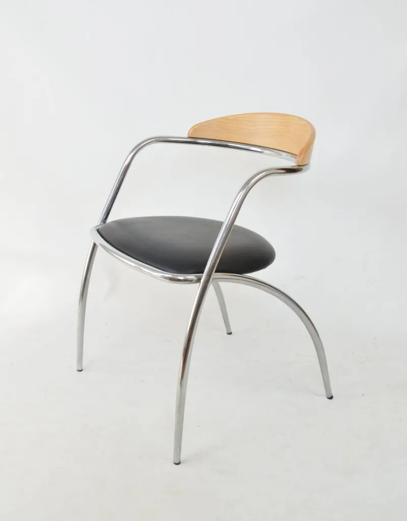 Pamono Italian Effezeta Chair, 1970s> Office Chairs