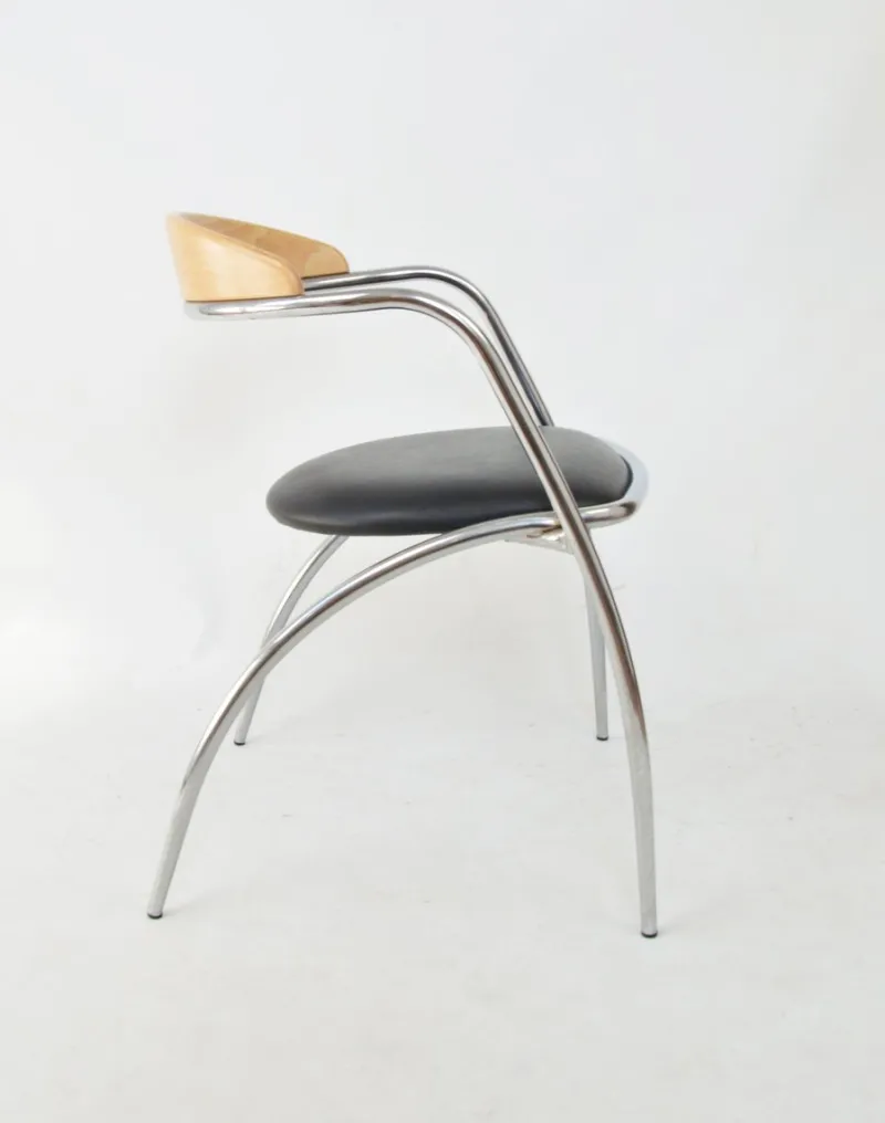 Pamono Italian Effezeta Chair, 1970s> Office Chairs