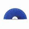 Pamono Italian Fan-Shaped Demi-Lune Wall Light in Blue Stepped Glass, 1980s> Wall Lights & Sconces