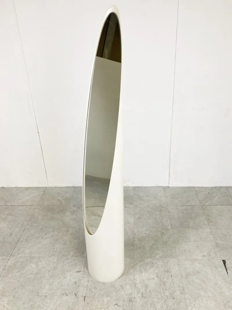 Clearance Pamono Italian Floor Mirror, 1970s